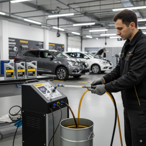 تعویض روغن گیربکس CVT رنو در تعمیرگاه تخصصی