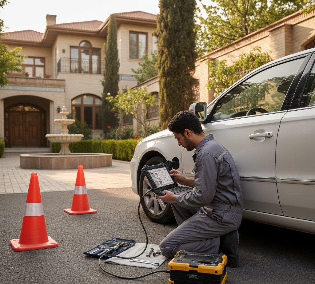 دیاگ رنو با CLIP در نیاوران و تجریش تهران در محل