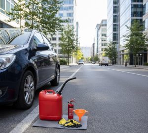 سوخت‌رسانی اضطراری رنو در ظفر با تجهیزات ایمن و کنترل نشتی