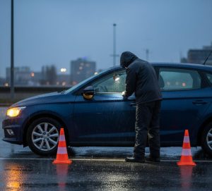 باز کردن درب رنو در ونک بدون آسیب با ابزار تخصصی و رعایت ایمنی